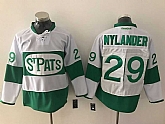 Toronto Maple Leafs #29 William Nylander White St. Patrick's Day Reebok Stitched Jersey,baseball caps,new era cap wholesale,wholesale hats